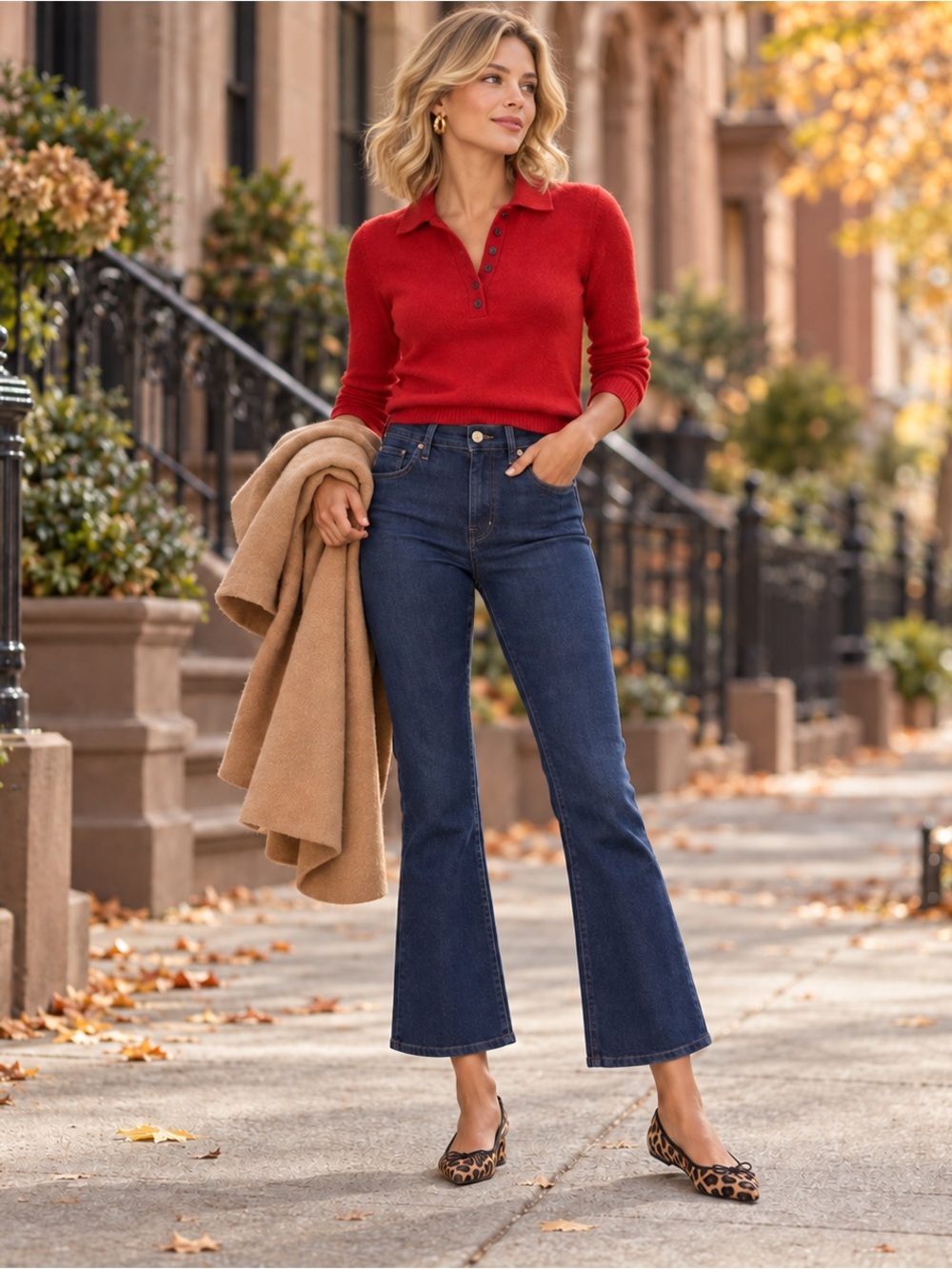 Veronica Beard Dark Blue Ankle Jeans‎